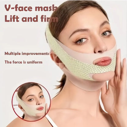 RestPro V-Shape Chin Strap — Breathable Jaw Support Band for Nighttime Comfort