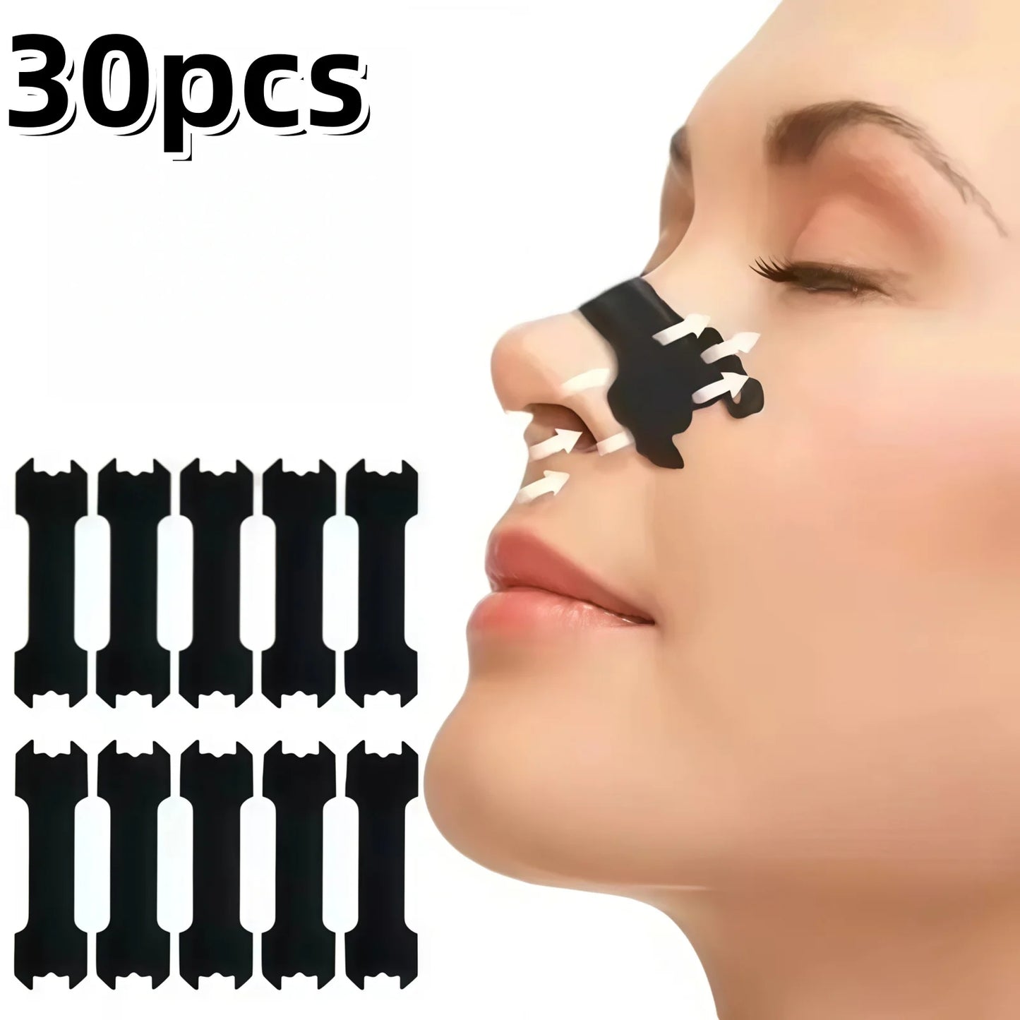 RestPro Nasal Strips — Ventilated Nose Strips for Easier Nighttime Breathing