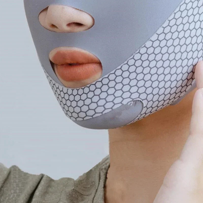 RestPro V-Shape Chin Strap — Breathable Jaw Support Band for Nighttime Comfort
