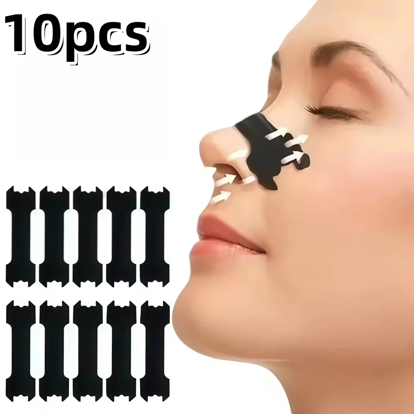 RestPro Nasal Strips — Ventilated Nose Strips for Easier Nighttime Breathing