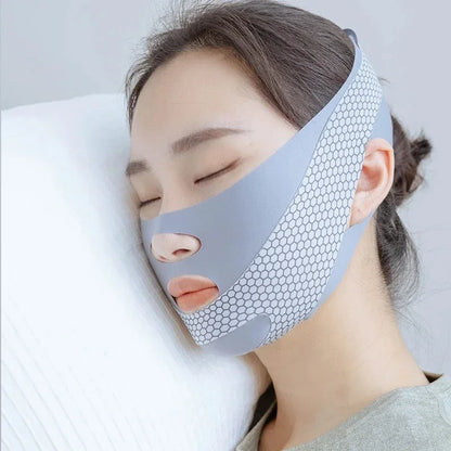 RestPro V-Shape Chin Strap — Breathable Jaw Support Band for Nighttime Comfort